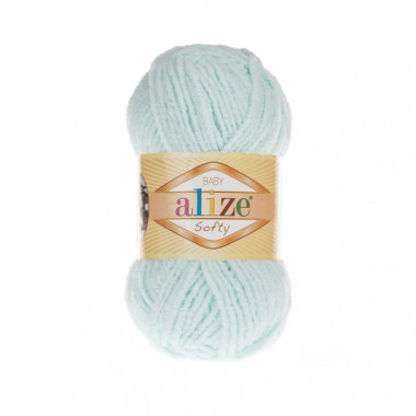 Yarn Alize Softy light mint (15)
