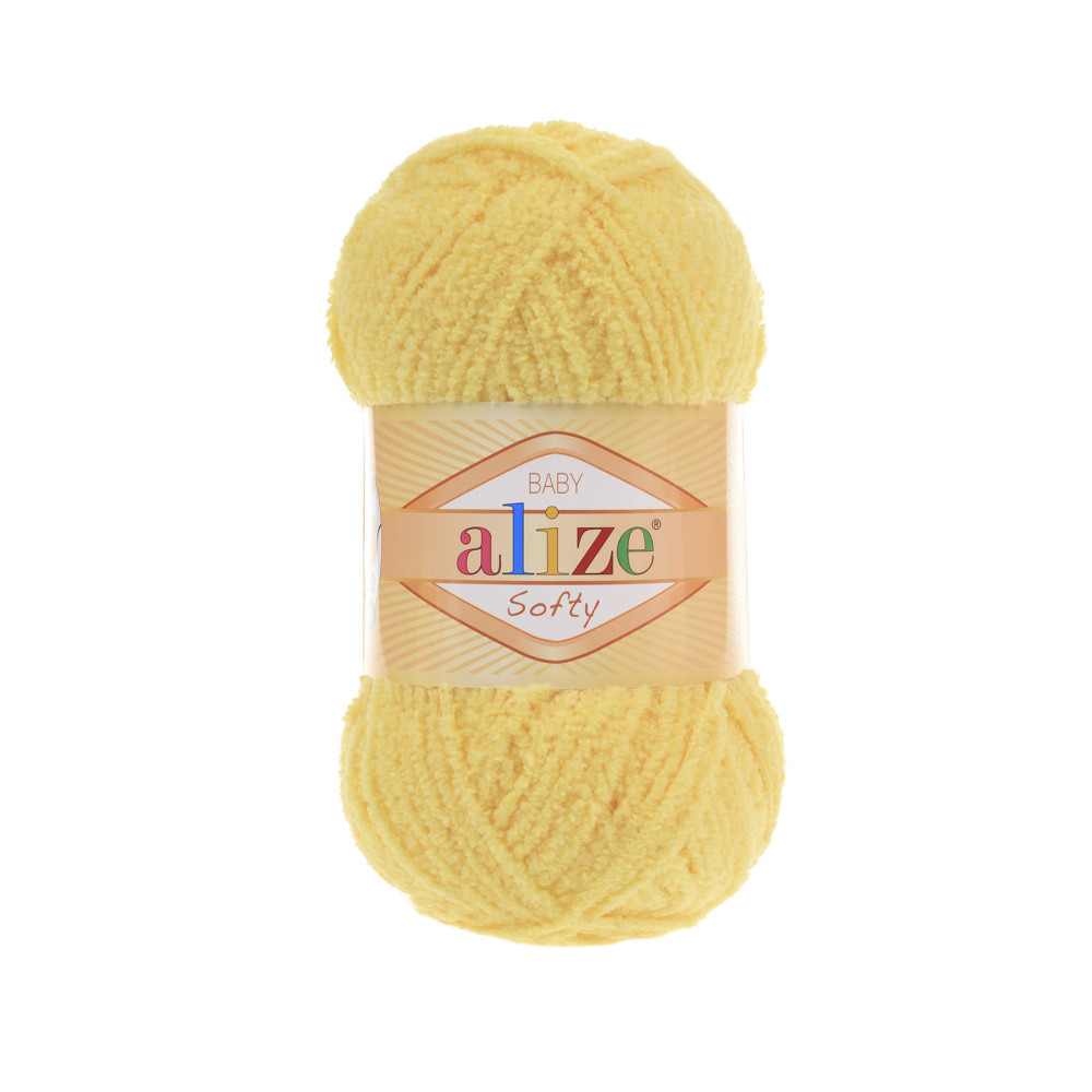 Пряжа Alize Softy лимонний (187) Пряжа Alize Softy лимонний (187)