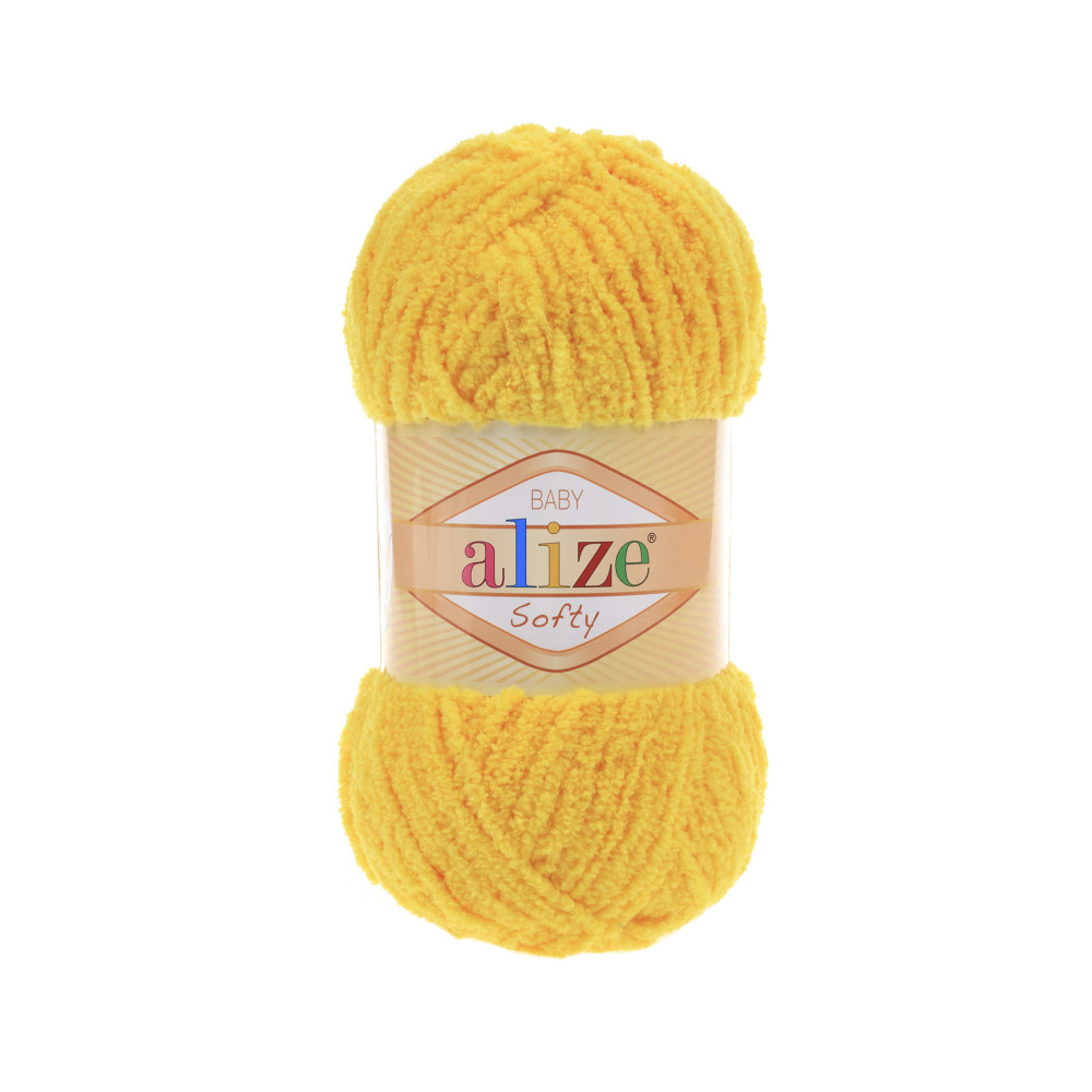 Пряжа Alize Softy жовтий (216) Пряжа Alize Softy жовтий (216)