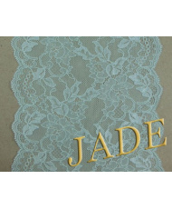 Elastic lace, mint, width 17 cm (1224-16)