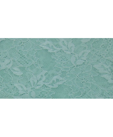Elastic lace, mint, width 17 cm (1224-16)