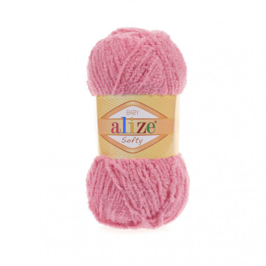 Пряжа Alize Softy рожевий персик (265)