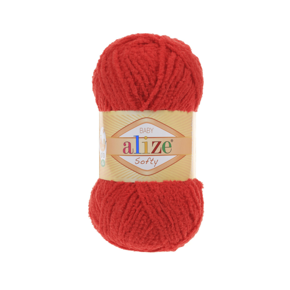 Yarn Alize Softy red (56) Yarn Alize Softy red (56)