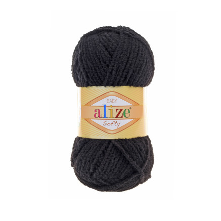 Yarn Alize Softy black (60)