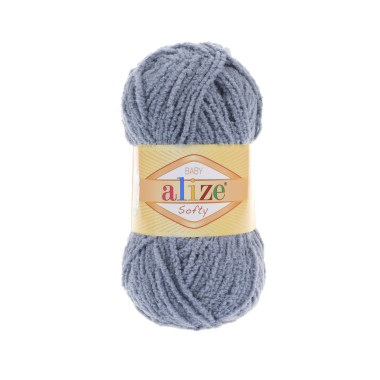 Пряжа Alize Softy серый (119)
