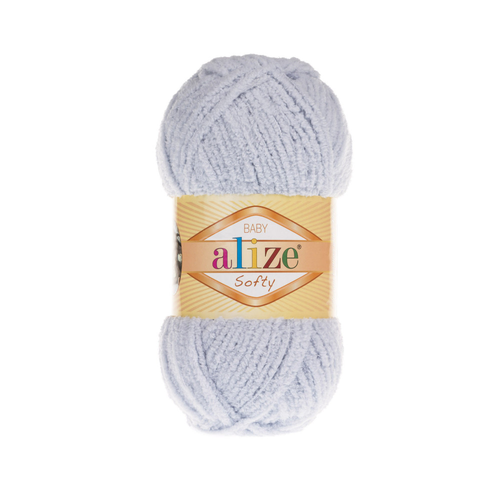 Yarn Alize Softy light gray (416) Yarn Alize Softy light gray (416)