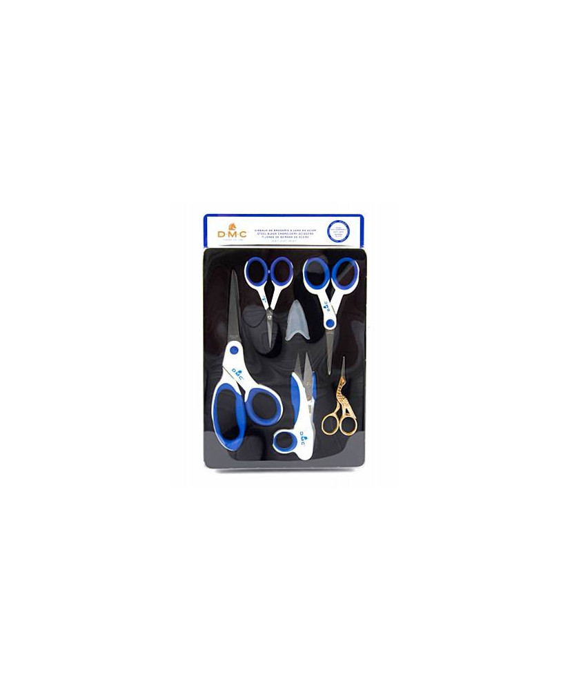 DMC Sewing and Craft Scissors Set, 5 pcs (U1951) DMC Sewing and Craft Scissors Set, 5 pcs (U1951)