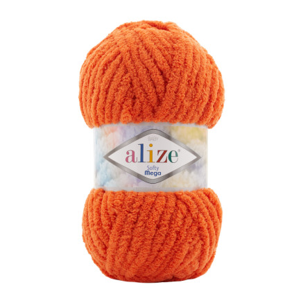 Yarn Alize Softy Mega bright orange (06)