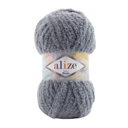 Yarn Alize Softy Mega gray (119)