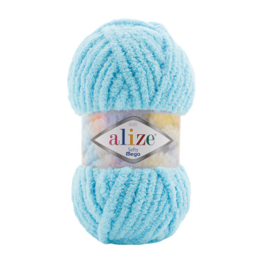 Пряжа Alize Softy Mega бирюзовый (128)