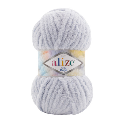 Yarn Alize Softy Mega light gray (416)
