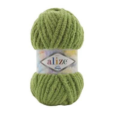 Пряжа Alize Softy Mega папоротник (485)