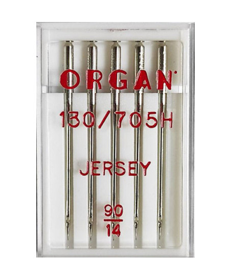 Sewing machine needles Organ JERSEY, No. 90 5 pcs.