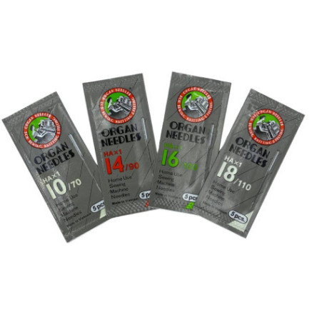 Set of sewing machine needles 100/16 Organ 5 pcs.