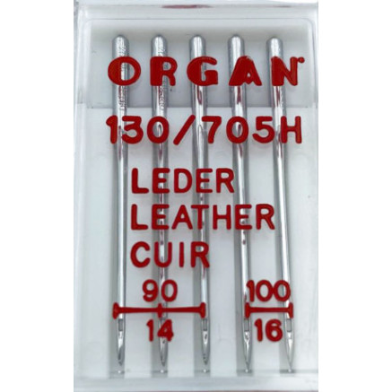 Sewing machine needles Organ Leather №90-100 5 pcs