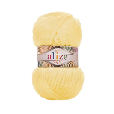 Пряжа Alize Softy Plus желтый (216)