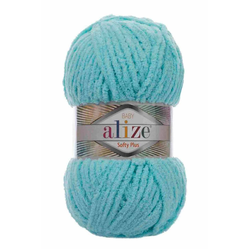 Пряжа Alize Softy Plus бирюзовый (263) Пряжа Alize Softy Plus бирюзовый (263)