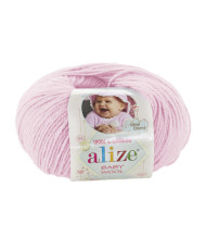 Yarn Alize Baby Wool soft pink (185)
