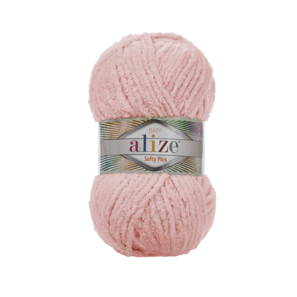 Пряжа Alize Softy Plus розовая пудра (340) Пряжа Alize Softy Plus розовая пудра (340)