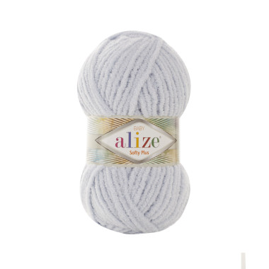 Пряжа Alize Softy Plus сіро-блакитний (500)