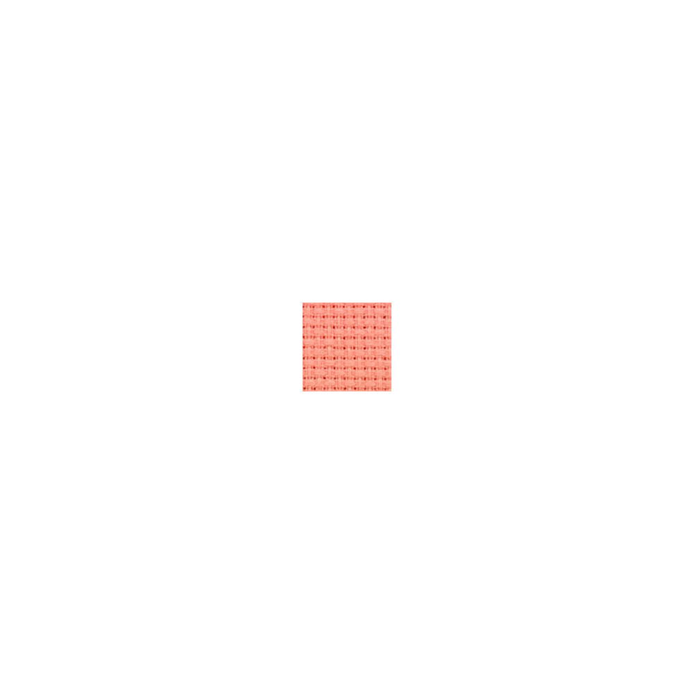 Aida 14 canvas for embroidery coral (cut 32*45 cm), Hungary Aida 14 canvas for embroidery coral (cut 32*45 cm), Hungary