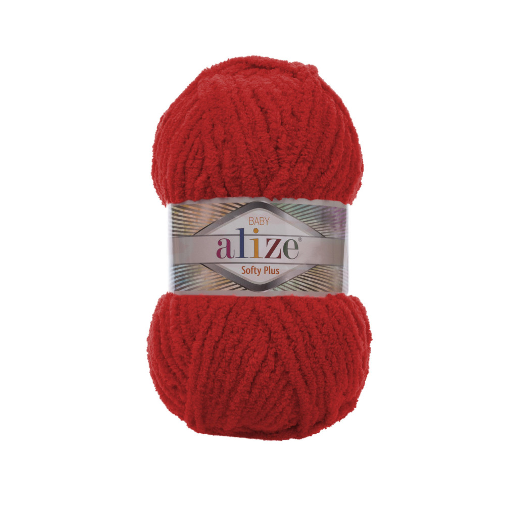 Пряжа Alize Softy Plus червоний (56) Пряжа Alize Softy Plus червоний (56)
