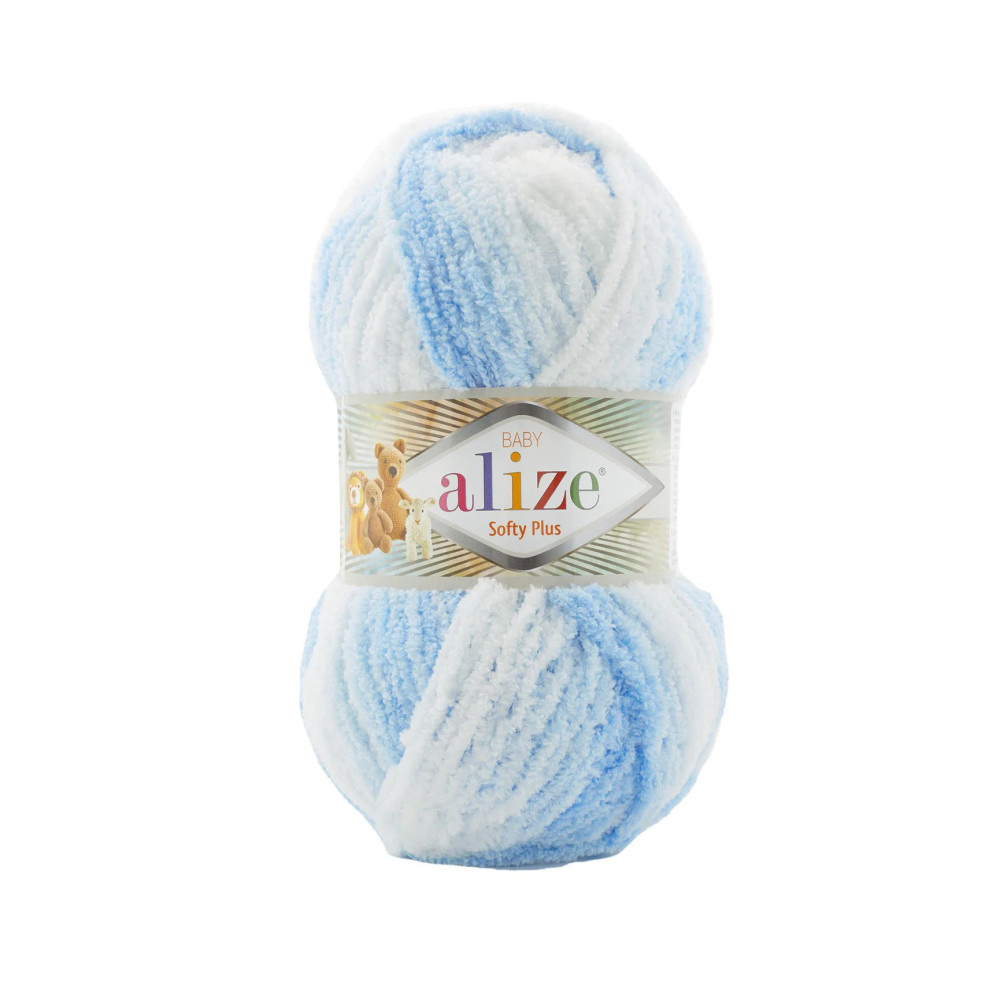 Пряжа Alize Softy Plus мультиколор (5865) Пряжа Alize Softy Plus мультиколор (5865)