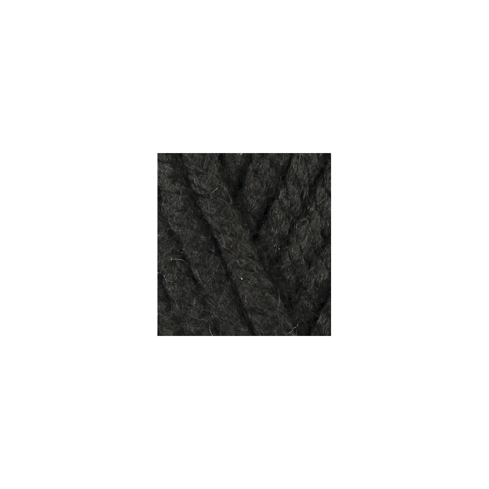Yarn Alize Superlana Megafil black (60)