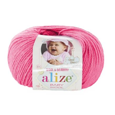 Пряжа Alize Baby Wool рожевий (33)