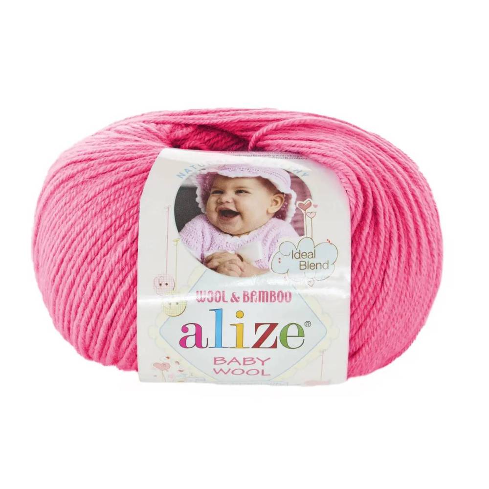 Yarn Alize Baby Wool pink (33) Yarn Alize Baby Wool pink (33)