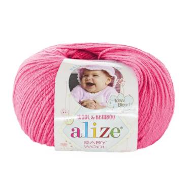 Yarn Alize Baby Wool pink (33)