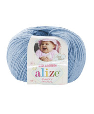 Yarn Alize Baby Wool blue (350)