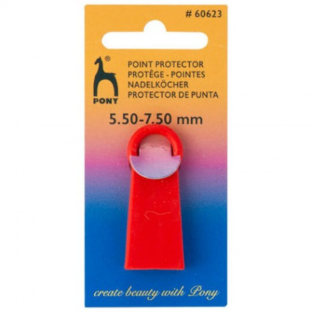 Plastic tips for knitting needles 5.5-7.5 mm - Pony (60623)