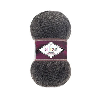 Пряжа Alize Superwash Comfort темно-серый (182)