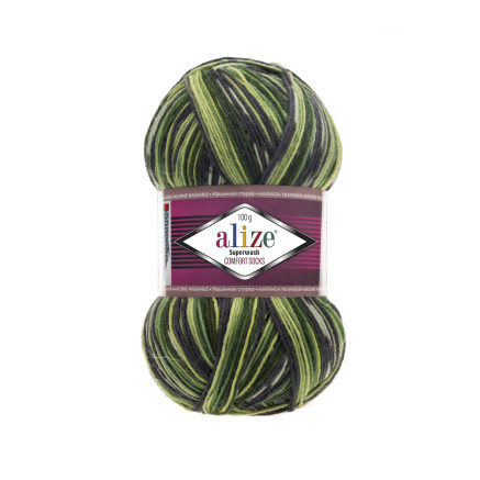 Пряжа Alize Superwash Comfort меланж (2696)