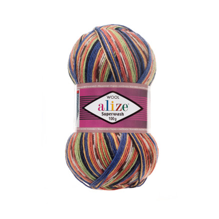 Yarn Alize Superwash Comfort melange (2701)