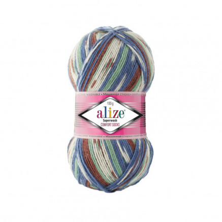 Yarn Alize Superwash Comfort melange (7653)