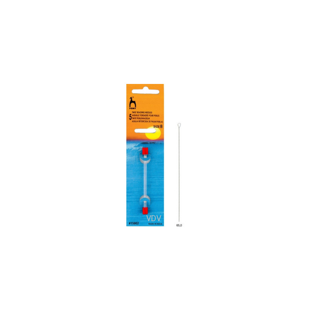 Pony Twisted Beading Needles, 5 pcs (15902) Pony Twisted Beading Needles, 5 pcs (15902)