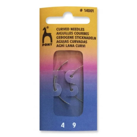 Tapestry needle curved 2pcs Pony (14001)