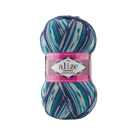 Yarn Alize Superwash Comfort melange (7708)