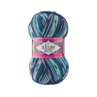 Yarn Alize Superwash Comfort melange (7708)