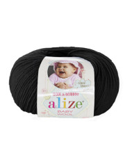Yarn Alize Baby black (60)