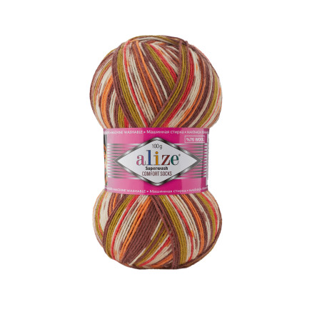 Yarn Alize Superwash Comfort melange (7709)