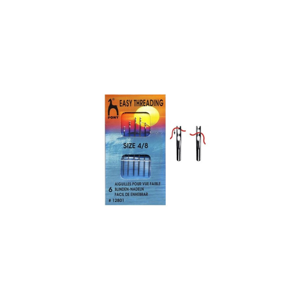 Sewing needles for the visually impaired 6 pcs Pony (12801) Sewing needles for the visually impaired 6 pcs Pony (12801)