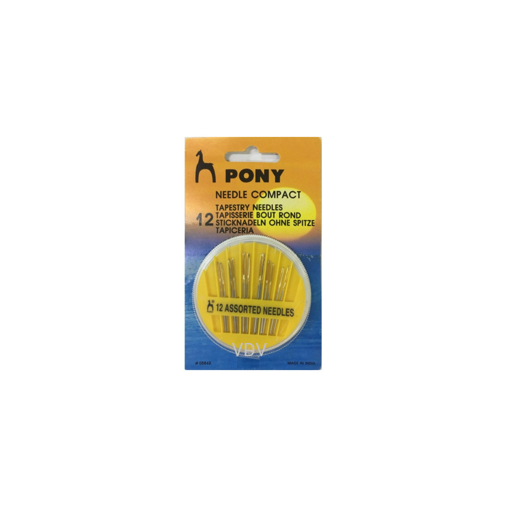 Set of tapestry needles 12 pcs. №18-22 - Pony (05862) Set of tapestry needles 12 pcs. №18-22 - Pony (05862)