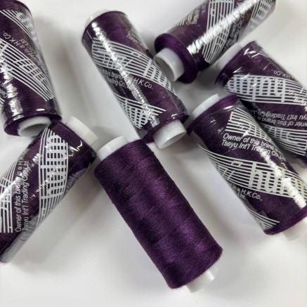 Sewing thread 40/2, 400 yards, eggplant (174)