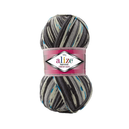 Yarn Alize Superwash Comfort melange (7650)