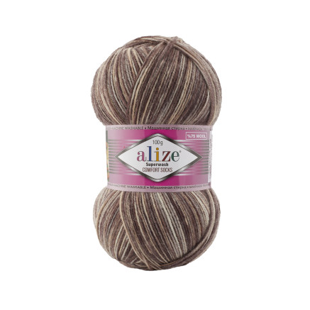 Yarn Alize Superwash Comfort melange (7678)