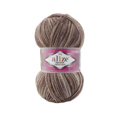 Yarn Alize Superwash Comfort melange (7678)