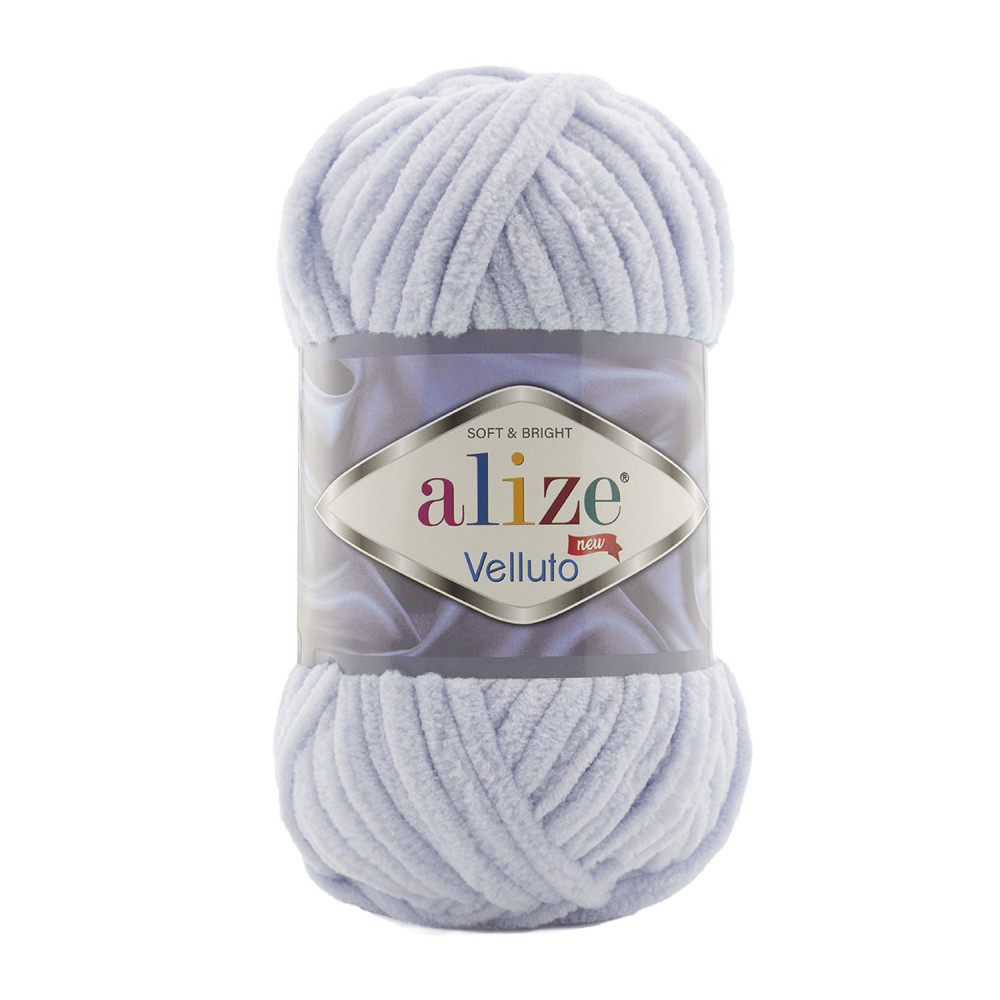 Yarn Alize Velluto light gray (416) Yarn Alize Velluto light gray (416)